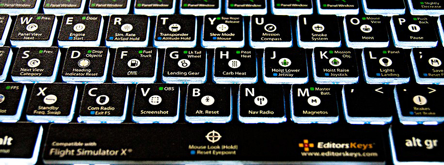 x plane 11 keyboard overlay